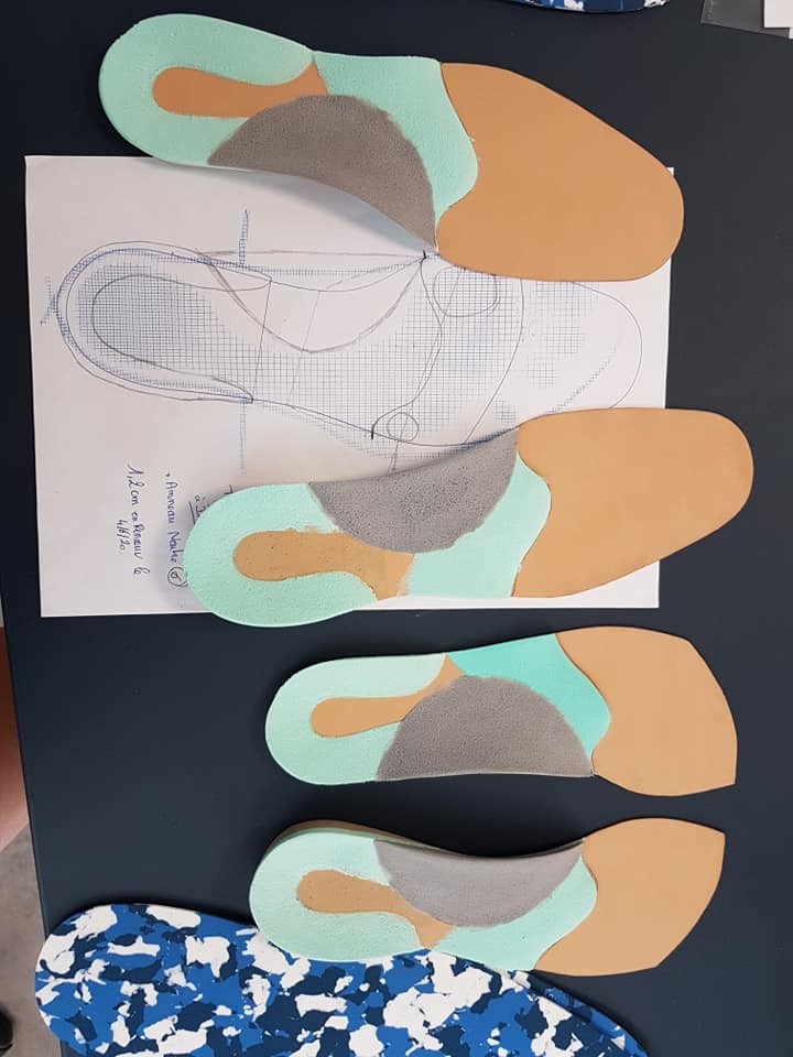 Deux paire semelles