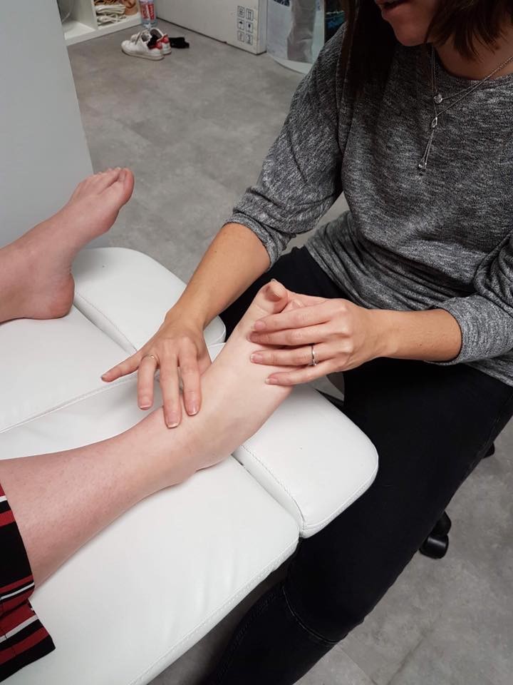 Examen palpatoire du pied